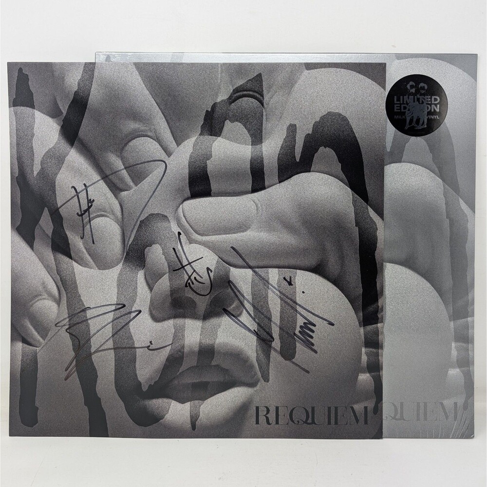 New Korn Requiem LP Vinyl Record With SIGNED 12'' Lithograph AUTOGRAPHED Print